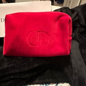 - Dior Beauty Pouch- red New in box